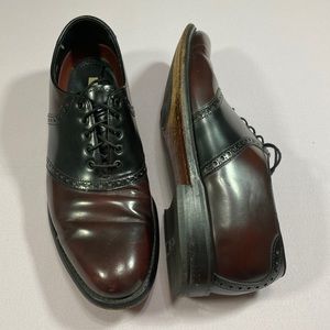 two tone saddle oxford shoes